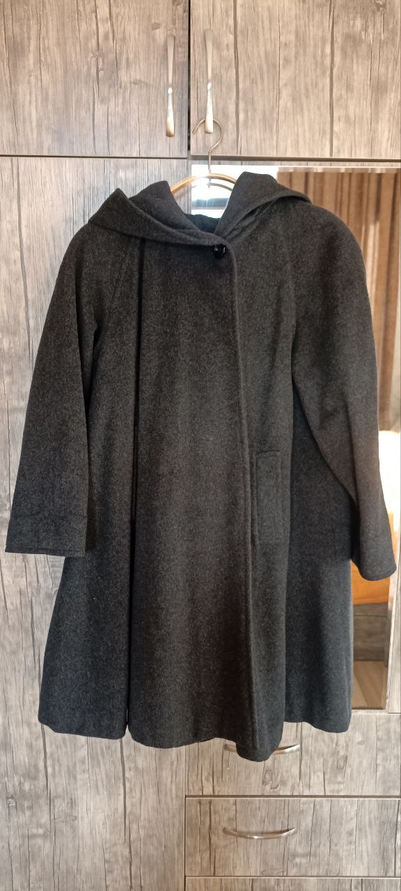 Итальянское пальто из шерсти альпаки и ламы