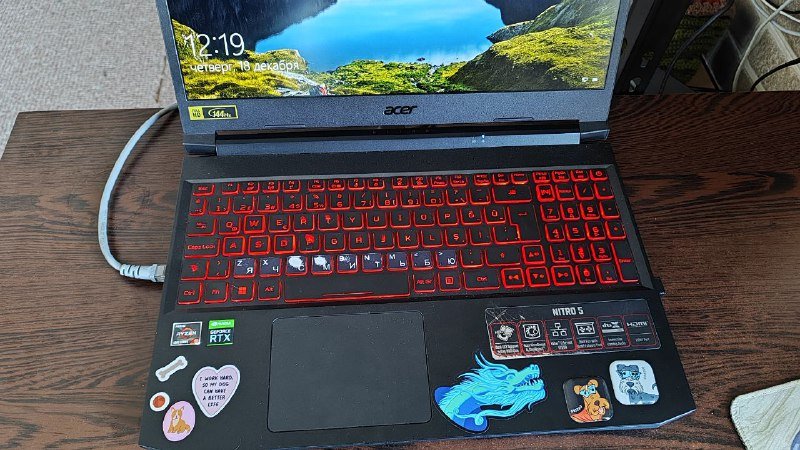 Ноутбук Acer Nitro Ryzen 5 5600H RTX 3050 8GB 3