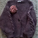 Вязаный дизайнерский кардиган 2