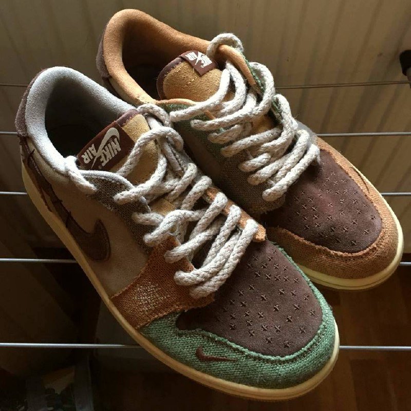 Nike Air Jordan 1 Retro Low Zion Williamson Voodoo кеды 5