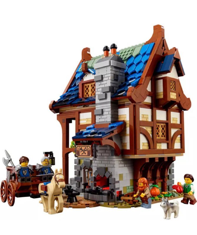 Lego средневековая кузница 2