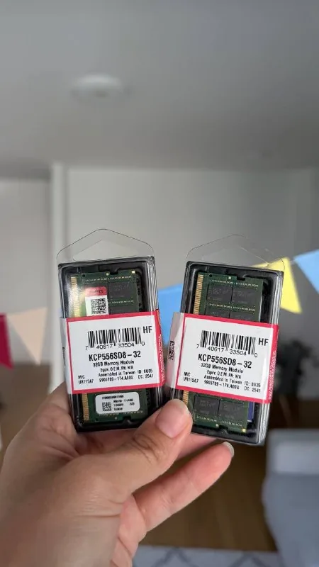 Оперативная память DDR5 64GB, 2 модуля по 32GB
