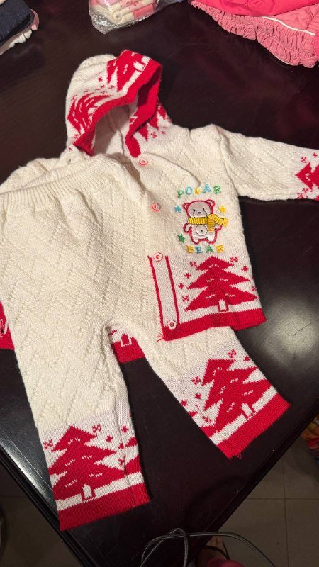 Вязанный костюмчик для детей 1-1,5 года 2