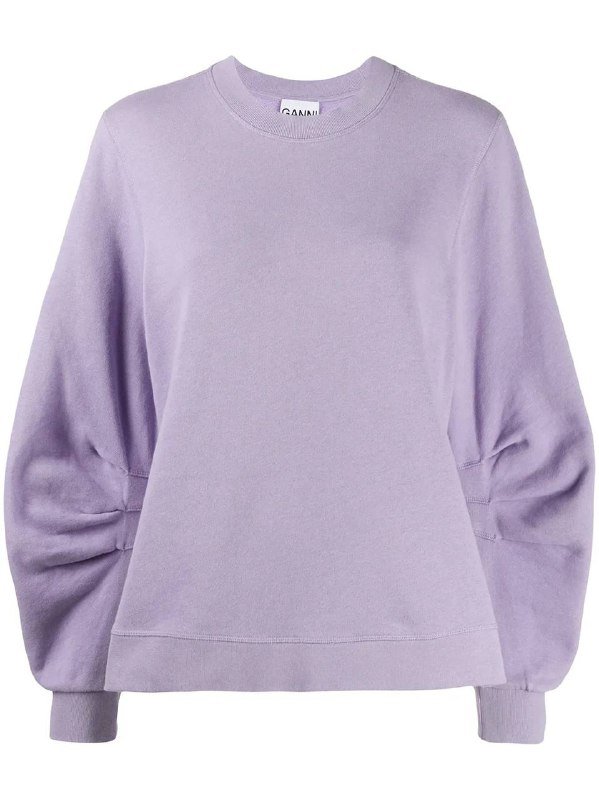 Хлопковый свитшот GANNI женский s