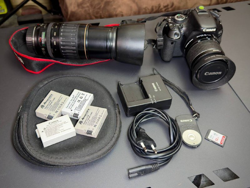 Камера Canon Eos 600D с линзами и аксессуарами 2