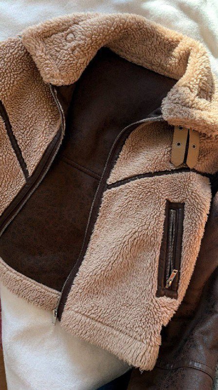 Куртка дубленка оверсайз M-L на межсезонье 3