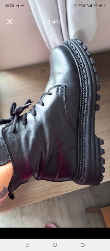 Демисезонные сапоги из натуральной кожи 2