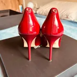 Guess туфли на каблуке, красные 1