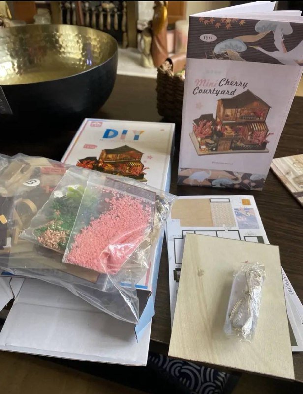 Интерьерный конструктор домик с сакурами 5