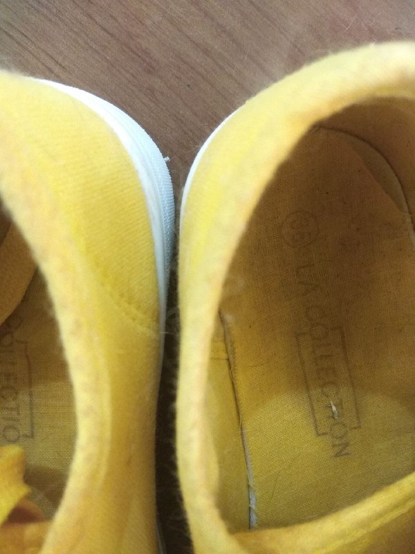 Жёлтые кеды размер 36 5