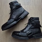 Бомбер Diesel, кеды Y3, куртка кожаная, ботинки, косуха 6