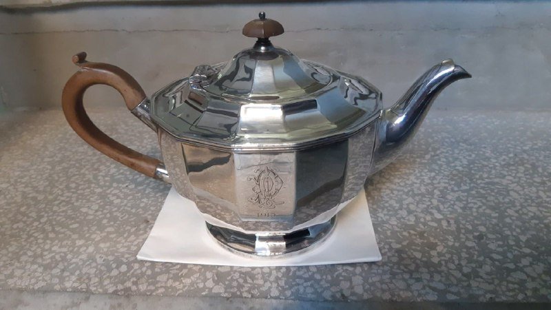 Посеребренный заварочный чайник