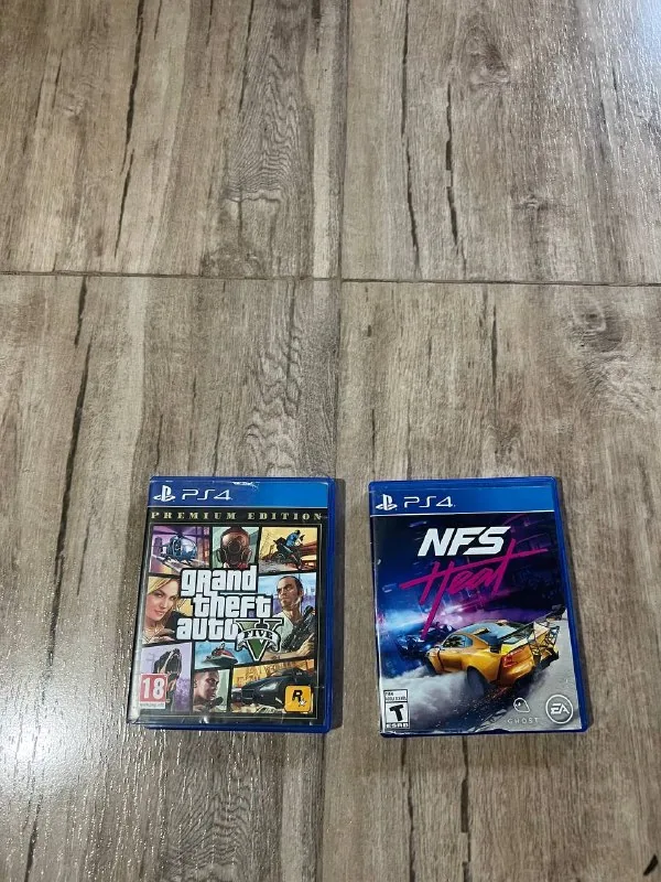 Игры PS4, GTA 5, NFS Heat 1