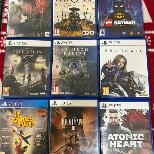 Death Stranding 2, Ghost of Yōtei, Lego Batman, Clair Obscur, Crimson Desert, Pragmata, It Takes Two, Little Nightmares III, Atomic Heart