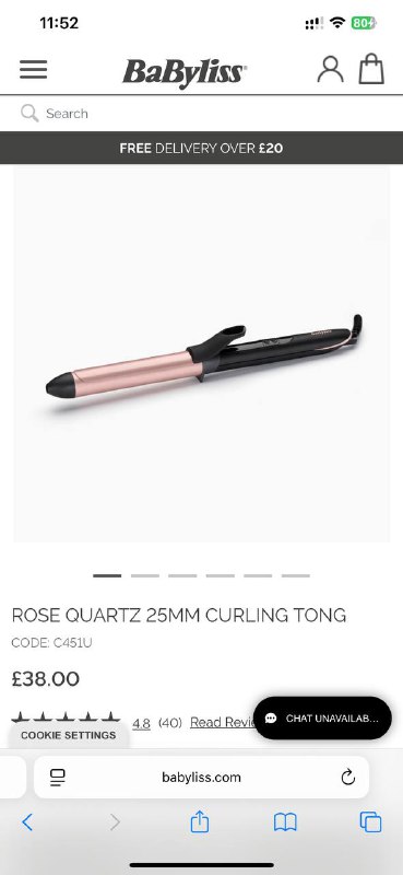 Стайлер BaByliss 25 мм