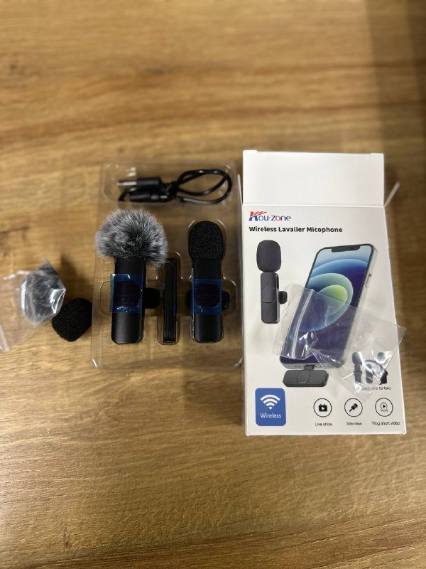 Микрофон петличка 2 штуки с чехлами