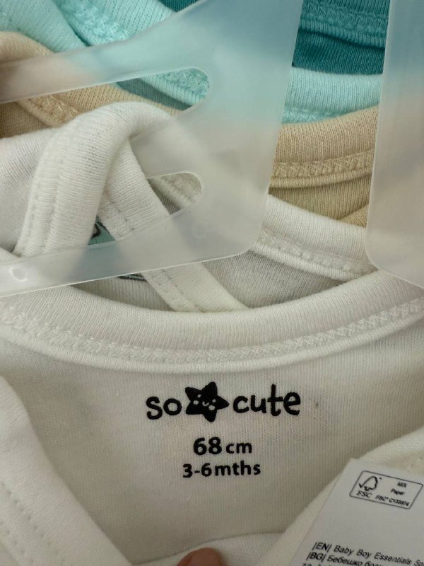 Бодики 3-6 мес, соски 0-3 мес 2