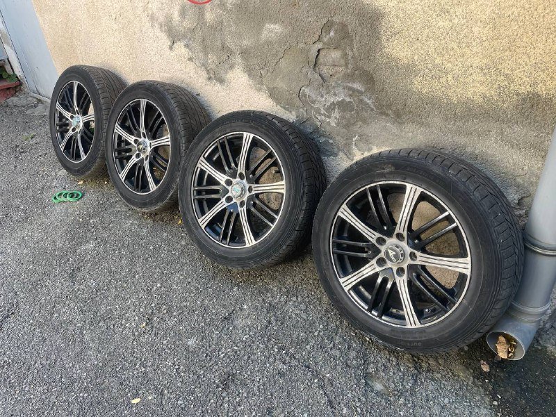 Комплект дисков с резиной R16 5x112 Goodyear 205/55