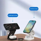 Складная зарядная станция 3 в 1 для телефона, часов и наушников 3