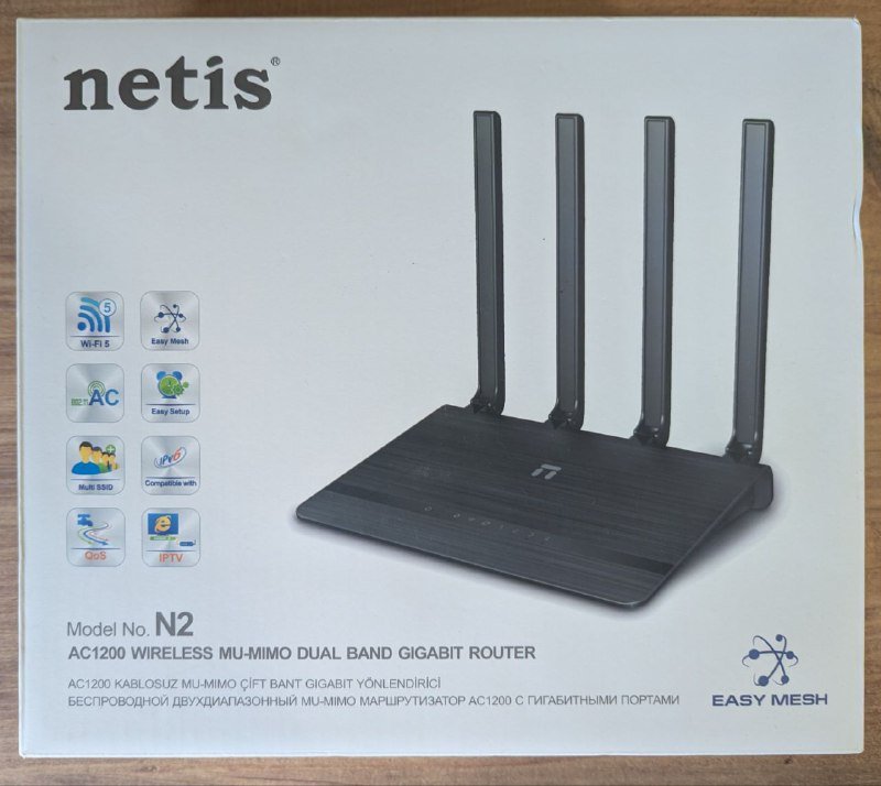 WiFi роутер Netis N2 AC1200 Gigabit