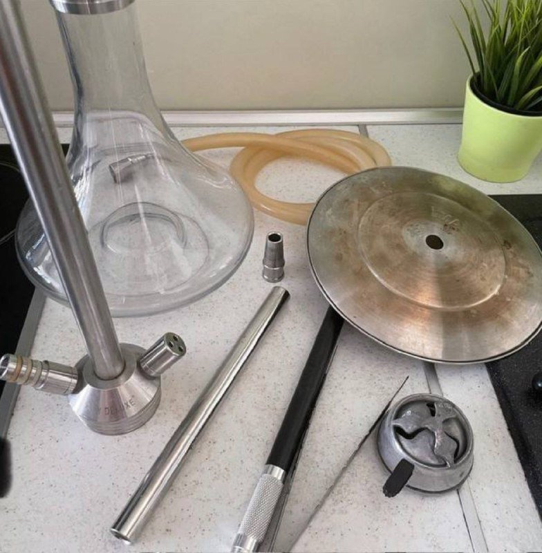 Кальян AMY из медицинской нержавейки с комплектом