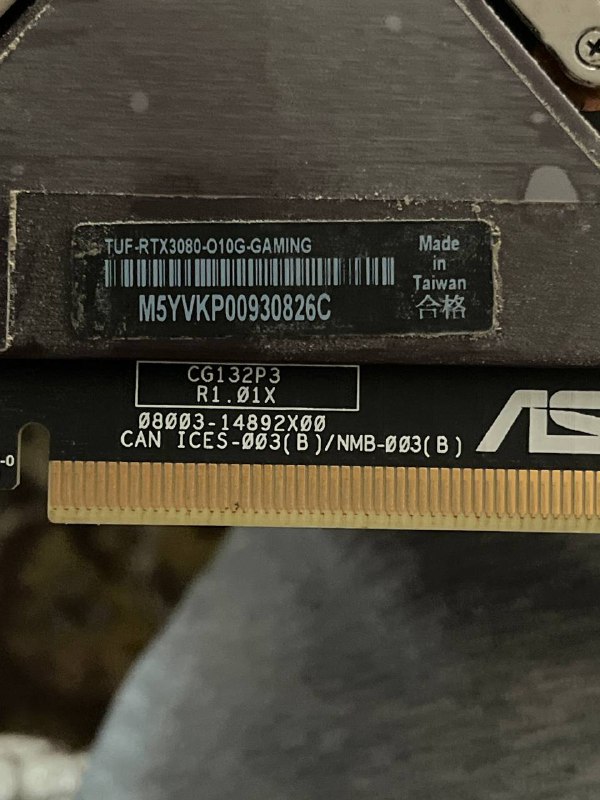 ASUS TUF Gaming GeForce RTX 3080 10GB 3