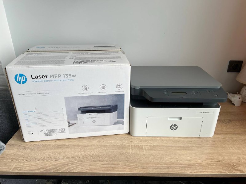 HP Laser MFP 135W, принтер и сканер 5