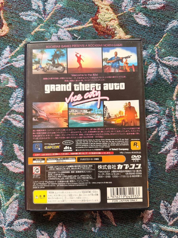 Оригинальные японские коллекционные игры Grand Theft Auto Vice City и прочие 2