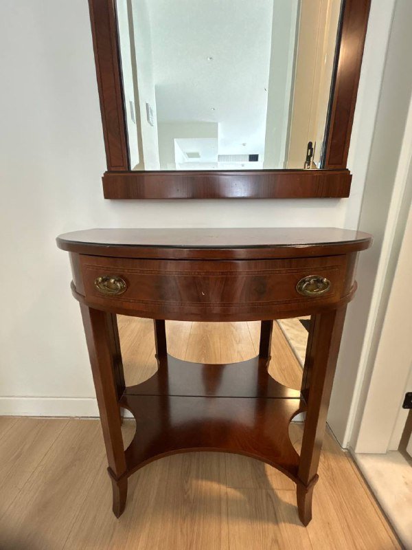 зеркало с тумбой классический стиль 3