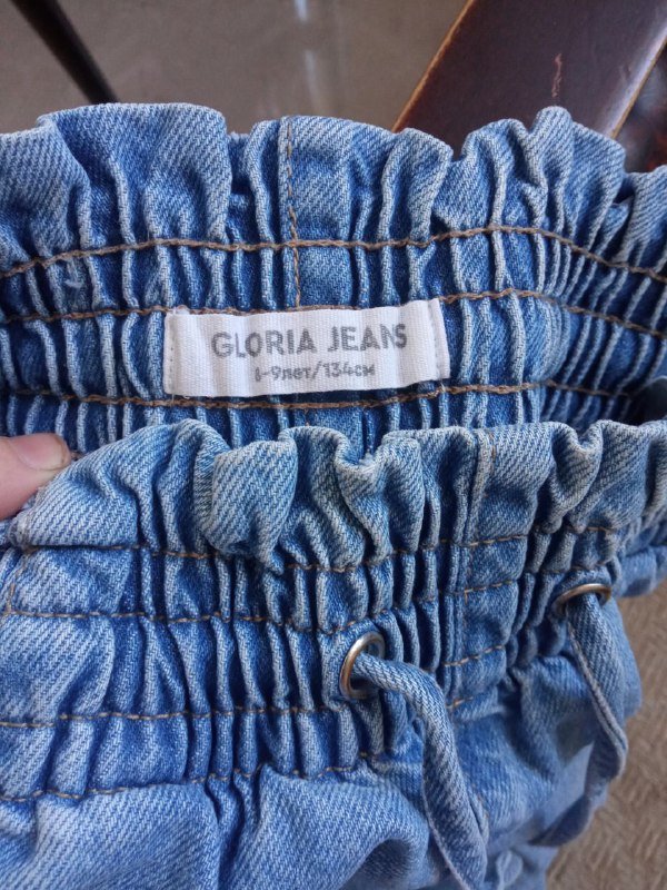 Джинсы для девочки 8-9 лет, рост 134 2