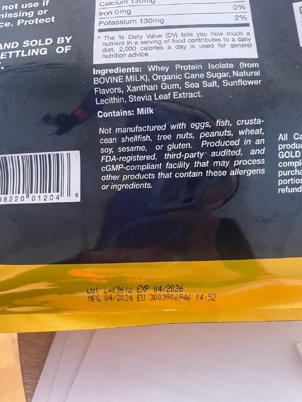 Протеин California Gold Nutrition Sport Very Vanilla Whey Protein Isolate 2