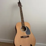 Акустическая гитара Fender, чехол, ремень, тюнер 1