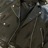 Кожаная косуха Stradivarius, размер M 2