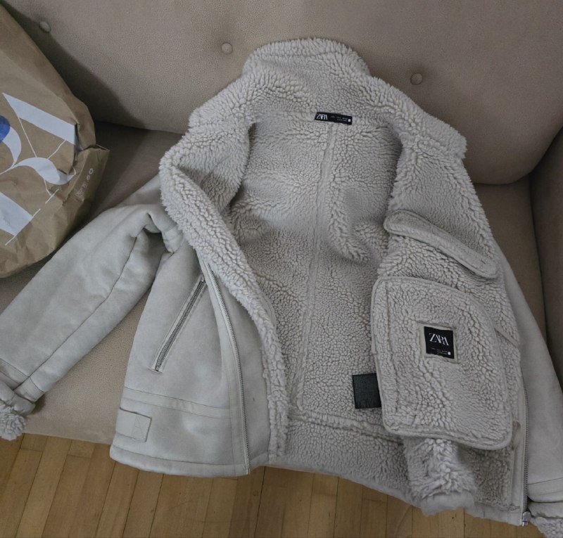 Дубленка ZARA новая 2