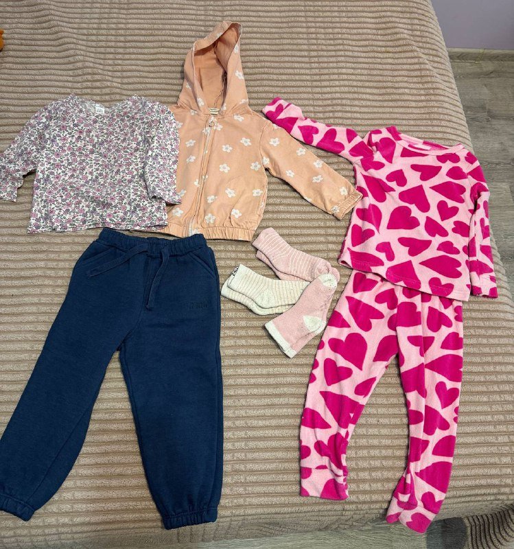 Ветровка, жилетка, пижама одежда для девочки 2-3 лет 2