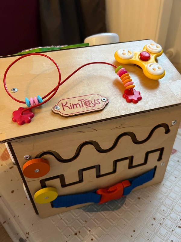 Бизидом (бизиборд) детская игрушка развивающая 5