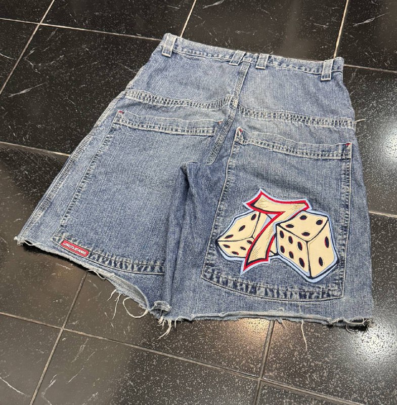 Джинсовые шорты JNCO Lucky 7 Dice 2