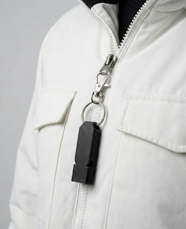 Свисток-брелок для безопасности в горах и городе