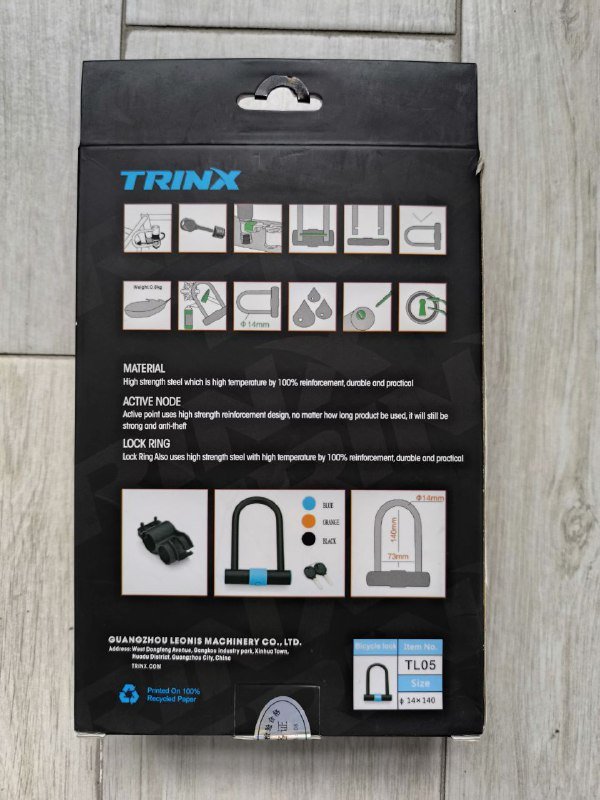 Велозамок Trinx U-Lock TL05 2