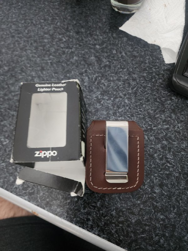 Чехол для зажигалки ZIPPO оригинальный кожаный 4