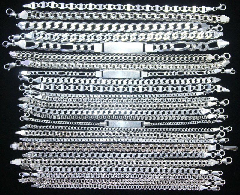 Серебряные Мужрские Браслеты 925