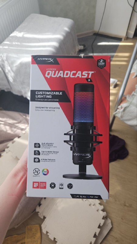 Микрофон HyperX Quadcast S