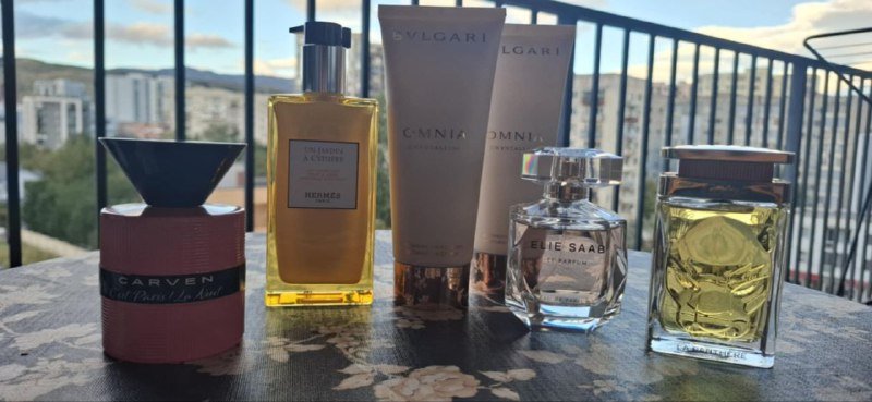 Hermes, Bvlgari, Cartier, ELIE SAAB, Carven парфюм и лосьон