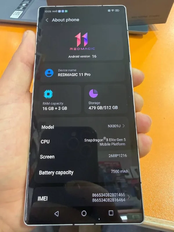 REDMAGIC 11 Pro+ 16GB 512GB 1