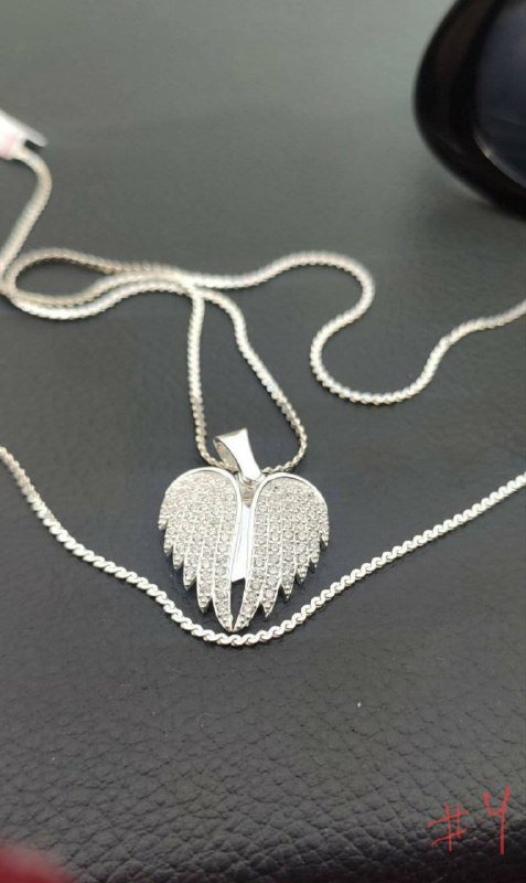 цепочка, кольцо, серебряные серёжки, кулон 4