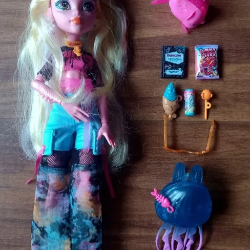 Шарнирная кукла Monster High Лагуна Блю