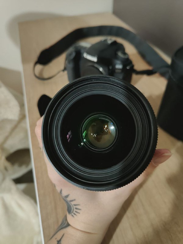 Фотоаппарат Canon 80D и объектив Sigma 35mm f/1.4 3