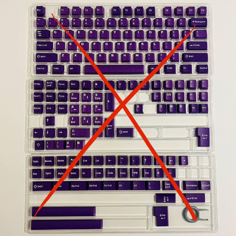 Набор клавиш для механической клавиатуры Cherry PBT 6