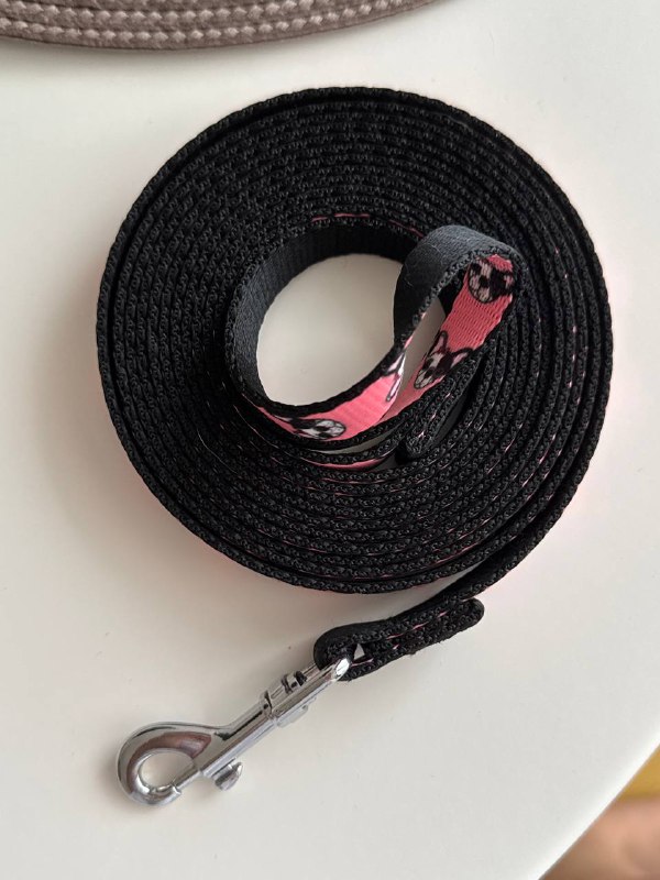 Поводок для собак с бульдожками 3 метра 2