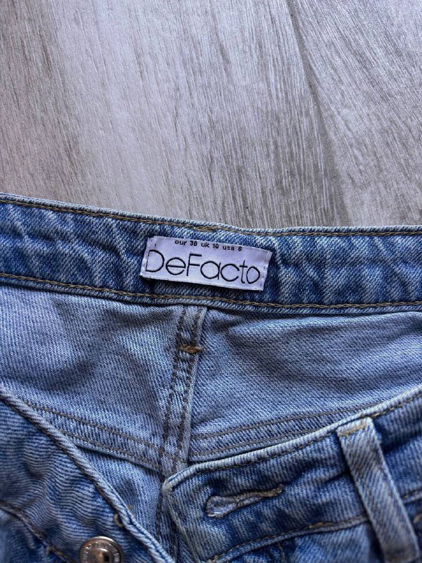 Джинсы DeFacto с высокой талией, широкие 2